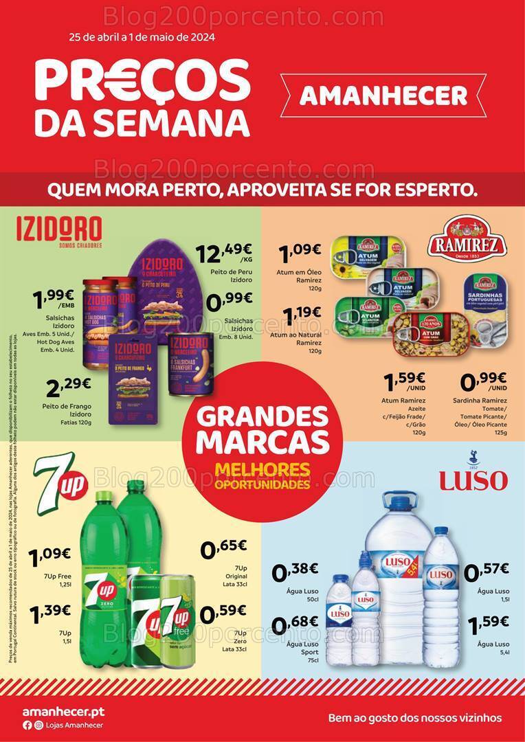 Antevisão Folheto AMANHECER Promoções de 25 abril a 1 maio