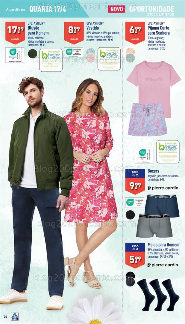 Antevisão Folheto ALDI Bazar Promoções a partir de 17 abril