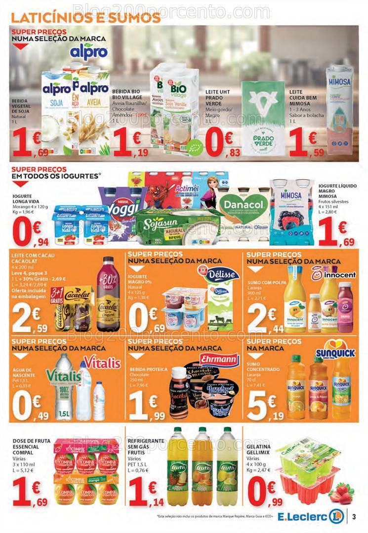 Antevisão Folheto E-LECLERC Especial Pequeno Almoço Promoções de 16 a 28 abril