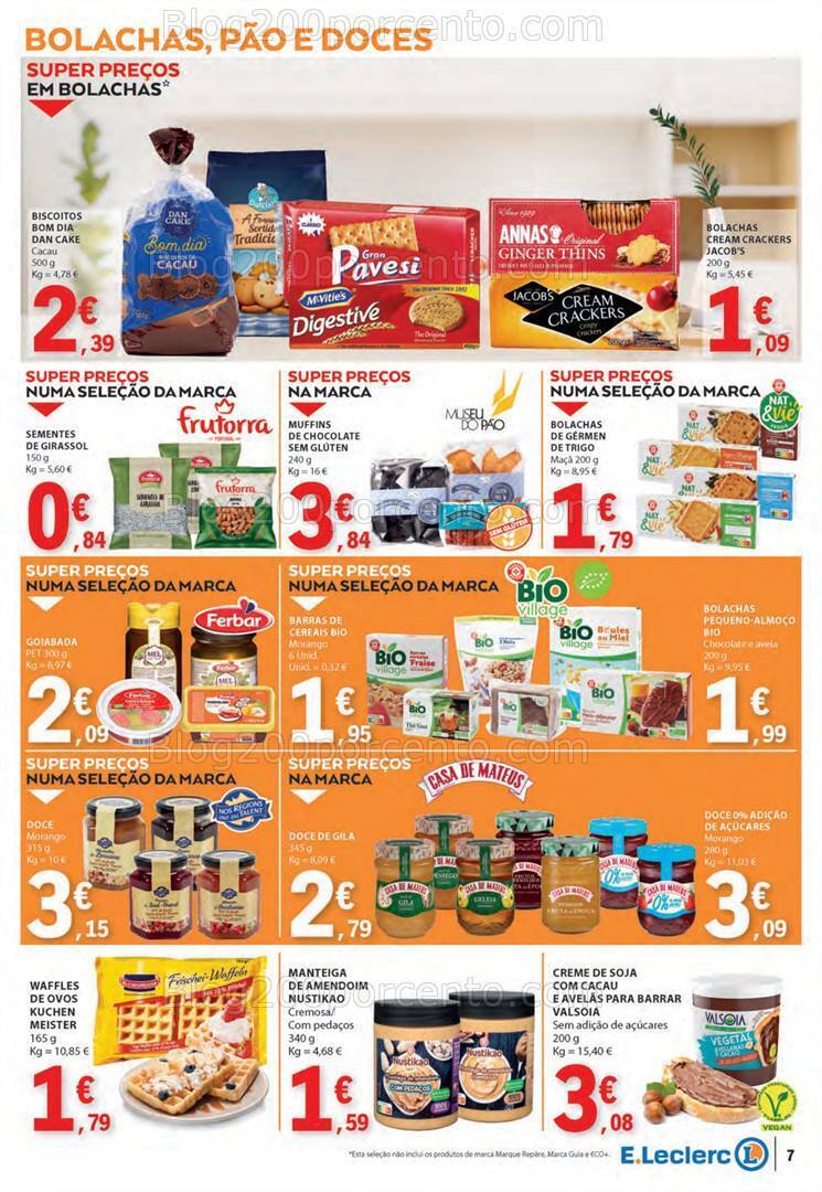 Antevisão Folheto E-LECLERC Especial Pequeno Almoço Promoções de 16 a 28 abril