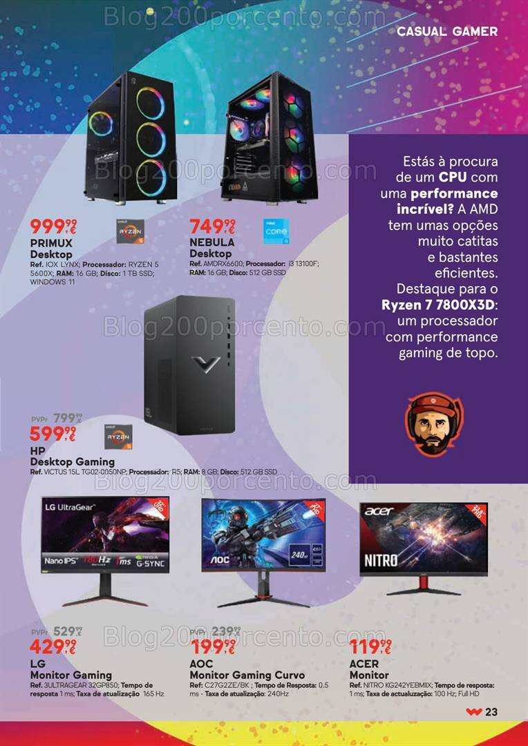 Antevisão Folheto WORTEN Gaming Promoções de 8 a 24 abril