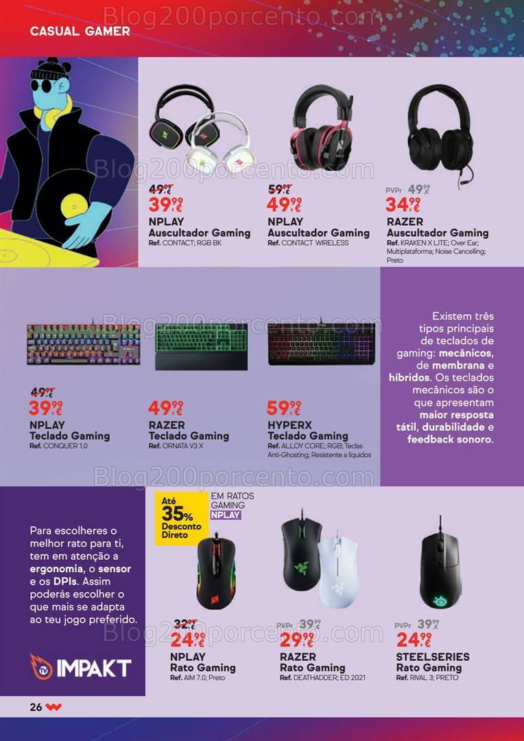 Antevisão Folheto WORTEN Gaming Promoções de 8 a 24 abril