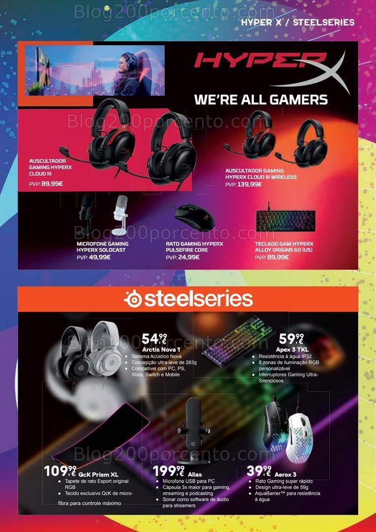 Antevisão Folheto WORTEN Gaming Promoções de 8 a 24 abril