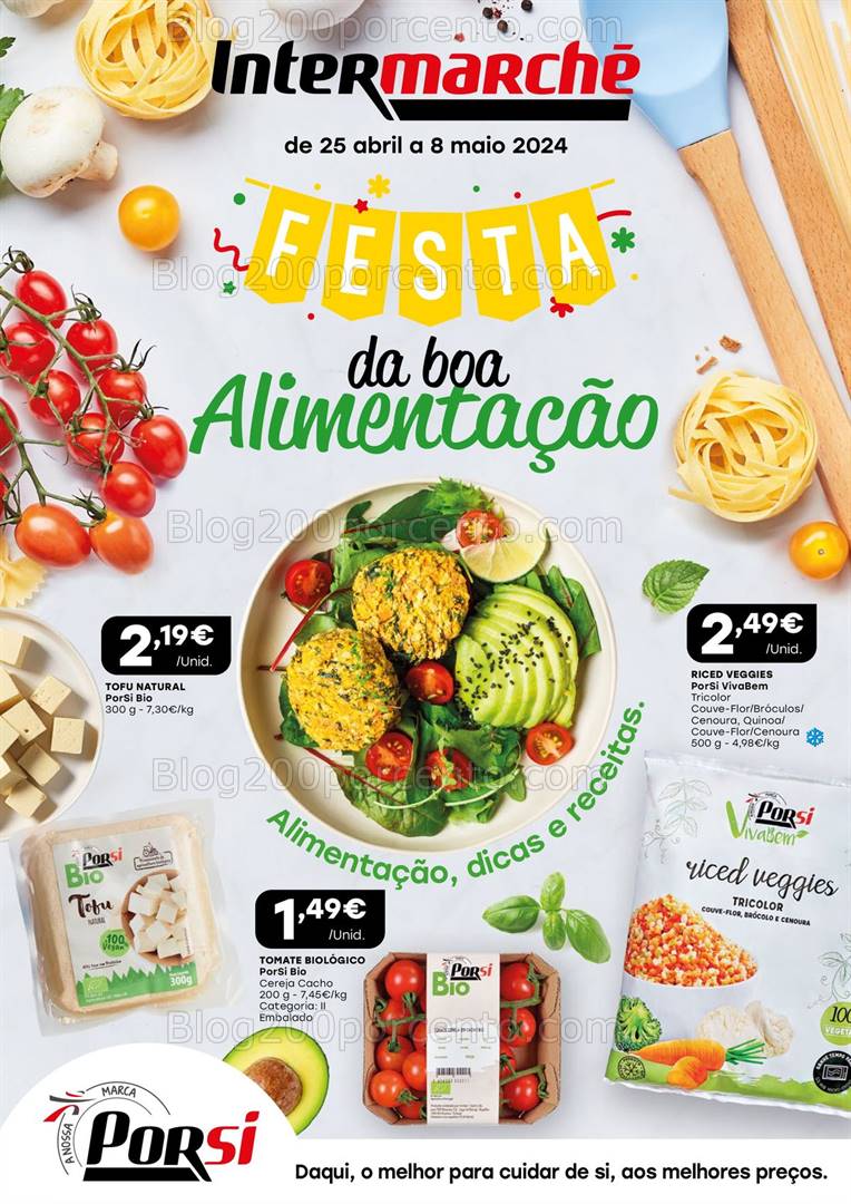 Antevisão Folheto INTERMARCHÉ Festa da Boa Alimentação Promoções de 25 abril a 8 maio