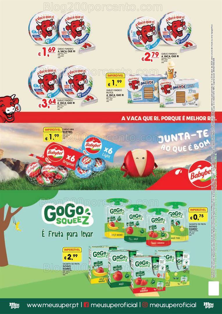 Antevisão Folheto MEU SUPER Promoções de 11 a 23 abril