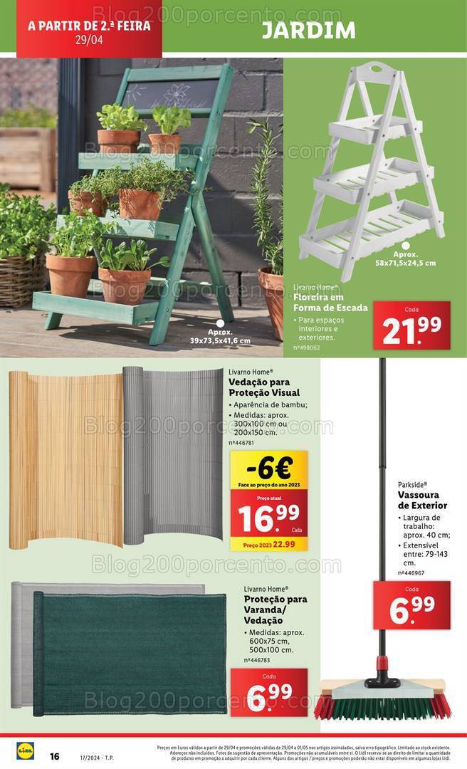 Antevisão Folheto LIDL Bazar Promoções a partir de 29 abril