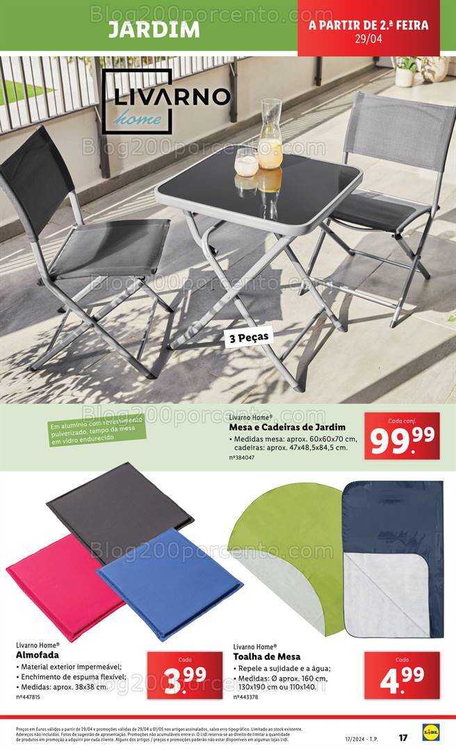 Antevisão Folheto LIDL Bazar Promoções a partir de 29 abril