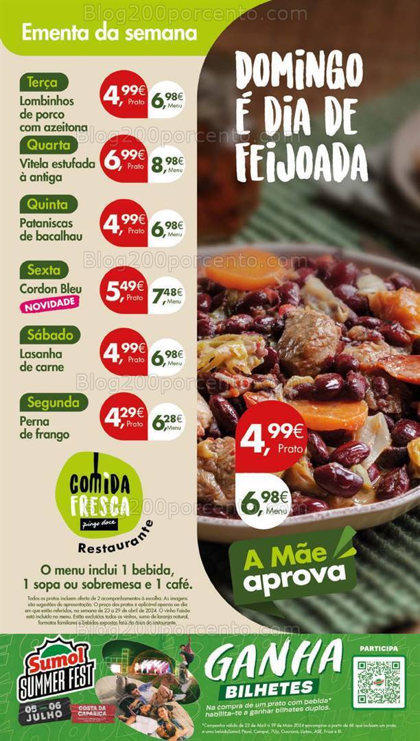 Antevisão Folheto PINGO DOCE Lojas Grandes Promoções de 23 a 29 abril