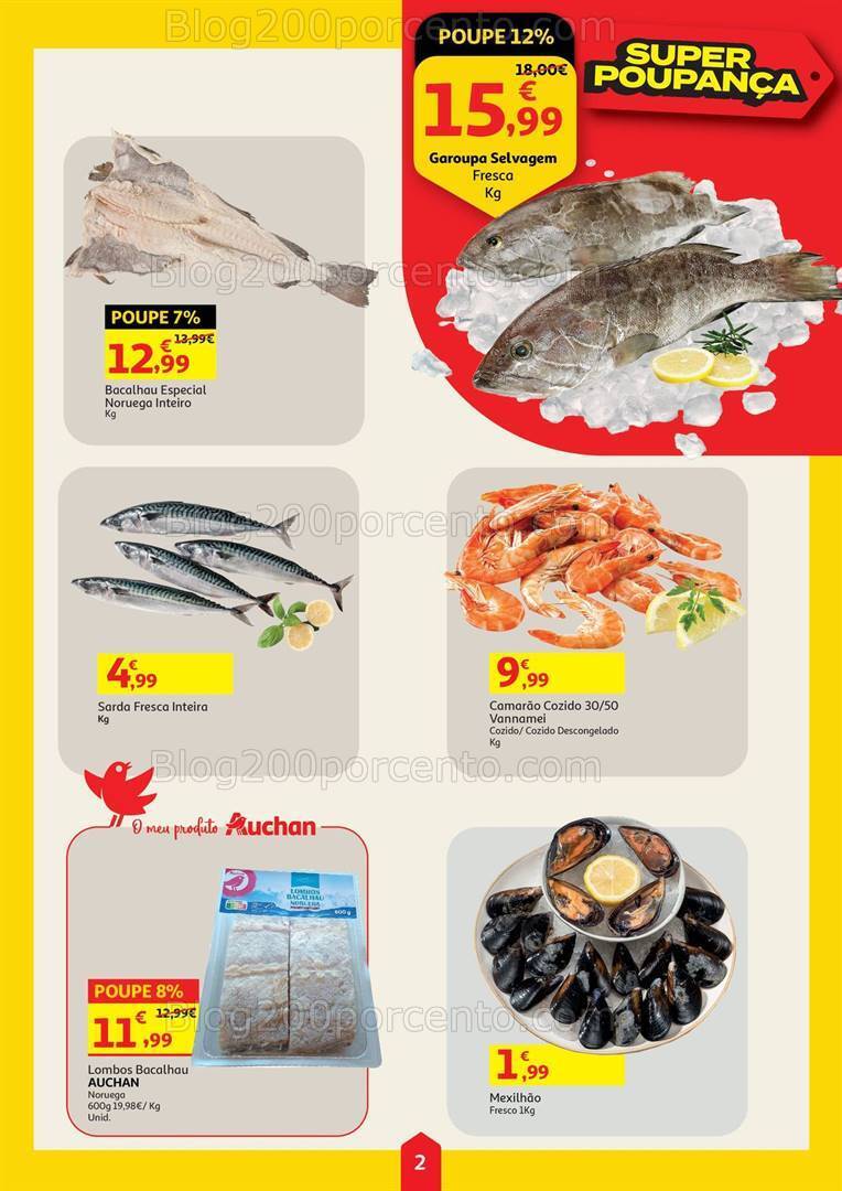 Antevisão Folheto AUCHAN Super Poupança Promoções de 24 a 30 abril