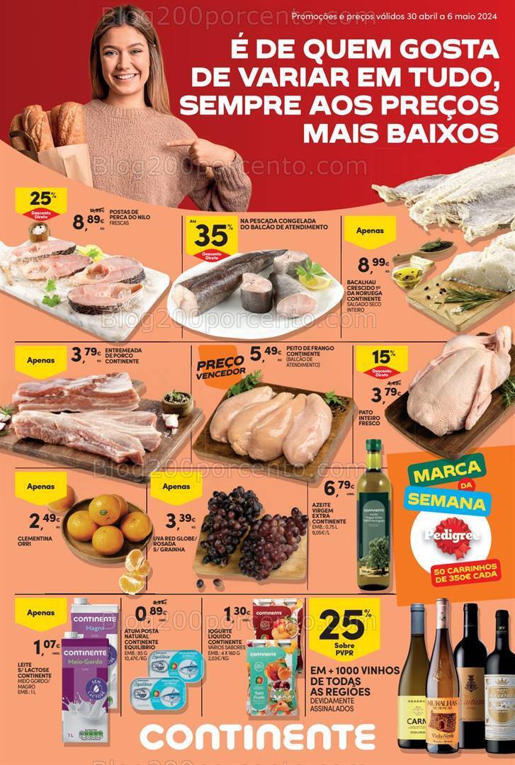 Antevisão Folheto CONTINENTE Bom Dia Promoções de 30 abril a 6 maio