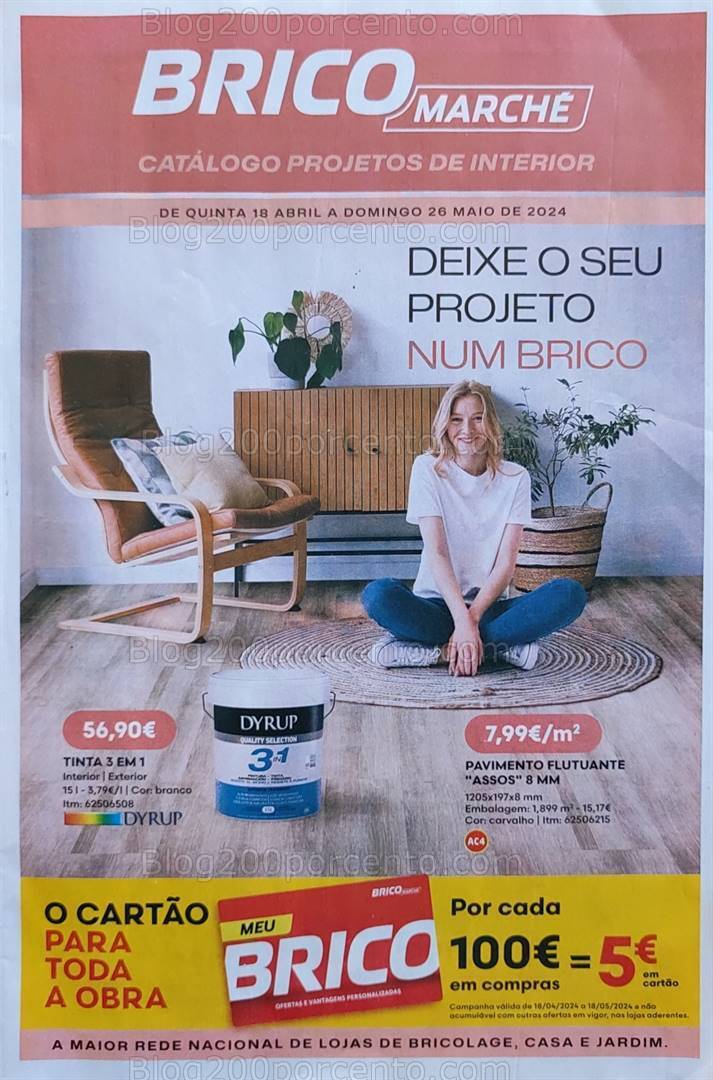 Antevisão Folheto BRICOMARCHÉ Promoções de 18 abril a 26 maio