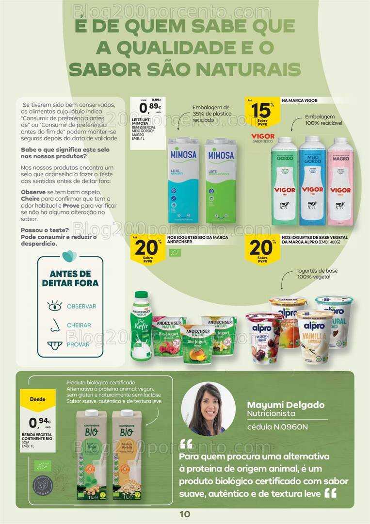 Antevisão Folheto CONTINENTE Alimentação Saudável Promoções de 16 a 28 abril