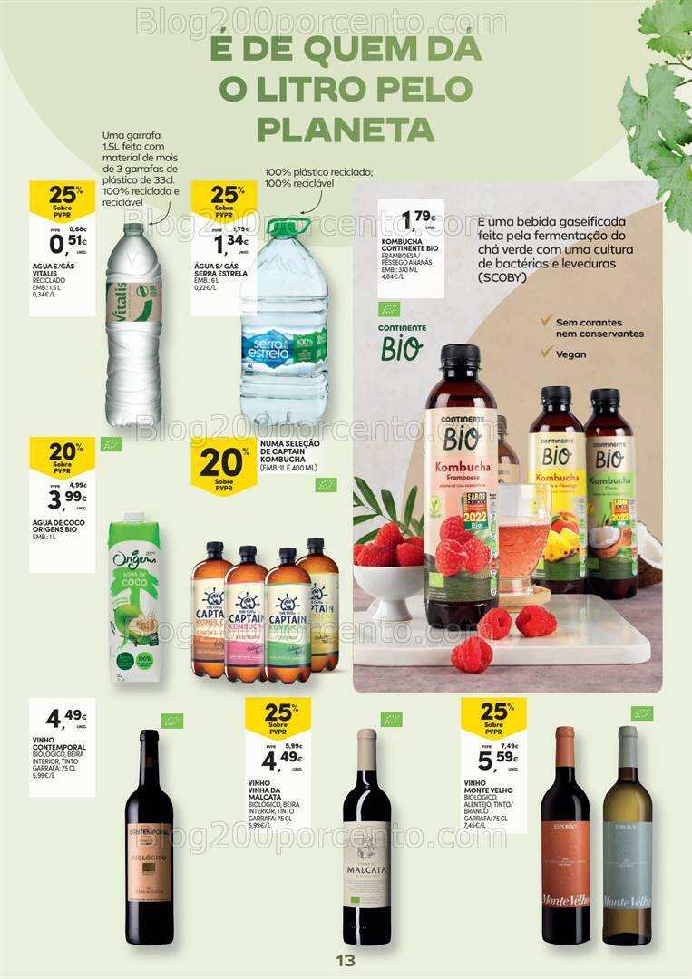 Antevisão Folheto CONTINENTE Alimentação Saudável Promoções de 16 a 28 abril