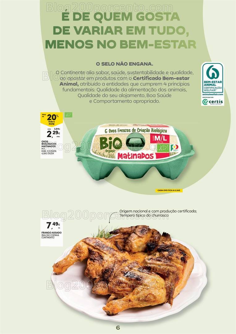 Antevisão Folheto CONTINENTE Alimentação Saudável Promoções de 16 a 28 abril