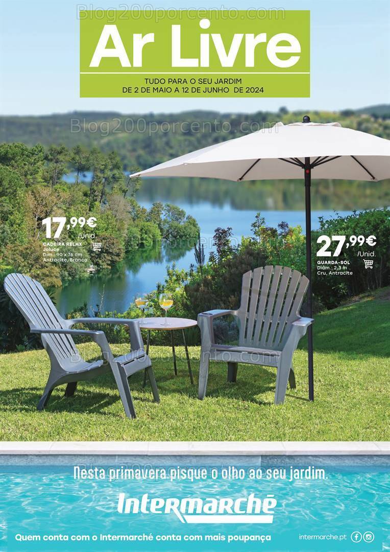 Antevisão Folheto INTERMARCHÉ Ar Livre Promoções de 2 maio a 12 junho
