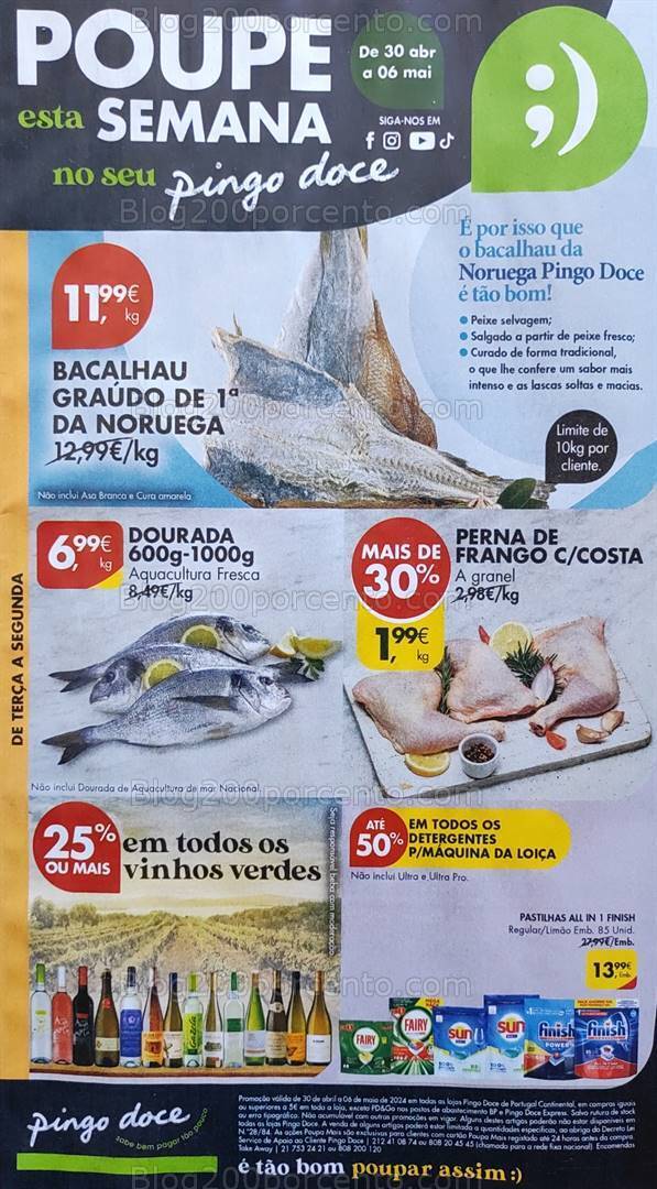 Antevisão Folheto PINGO DOCE Promoções de 30 abril a 6 maio