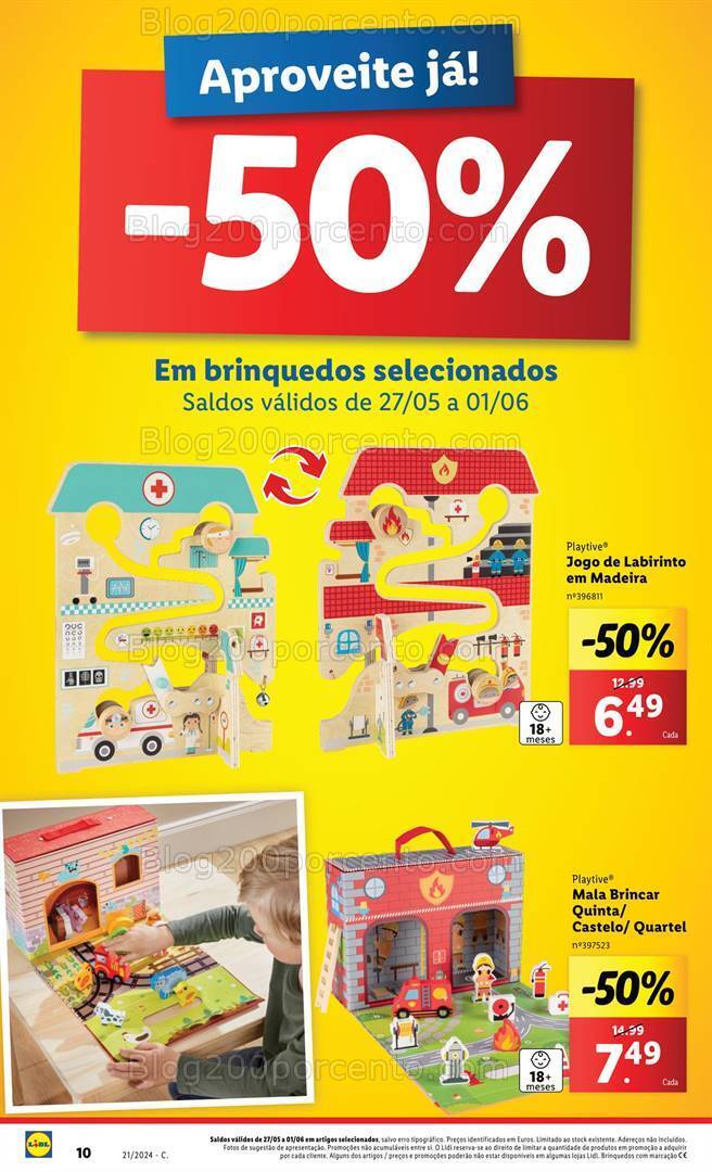 Antevisão Folheto LIDL Especial Dia da Criança Promoções de 27 maio a 2 junho