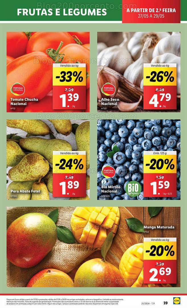 Antevisão Folheto LIDL Supermercado Promoções de 27 a 29 maio