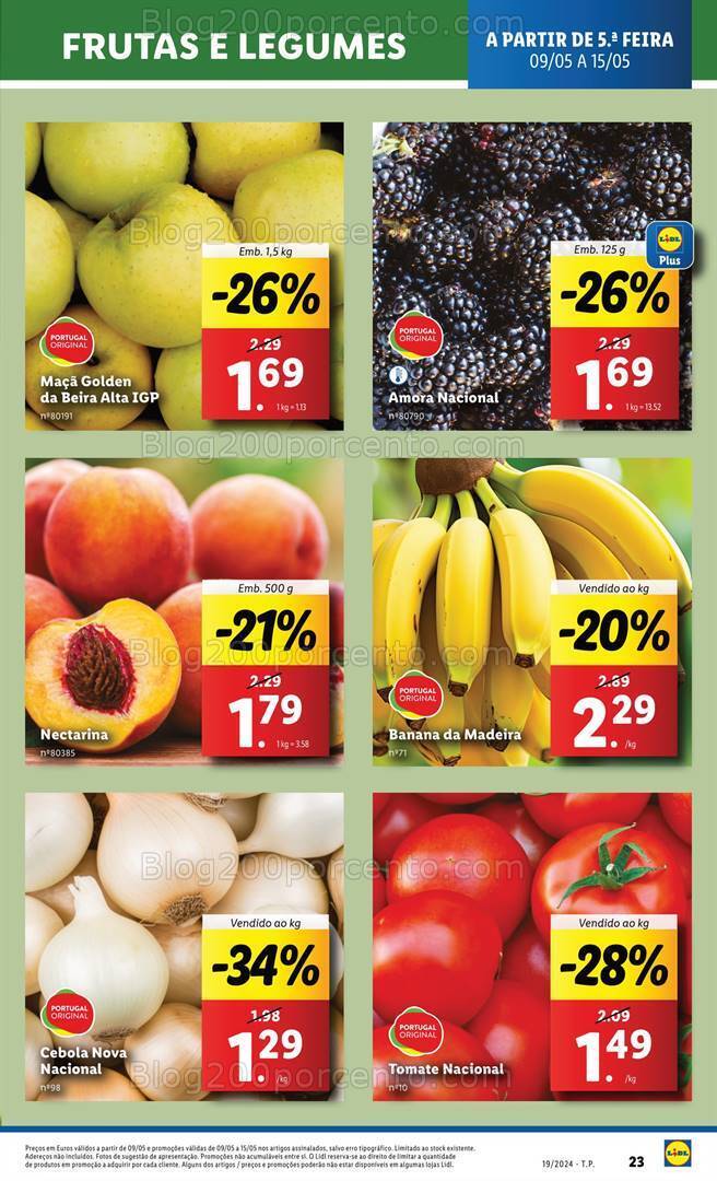 Antevisão Folheto LIDL Supermercado Promoções de 9 a 15 maio