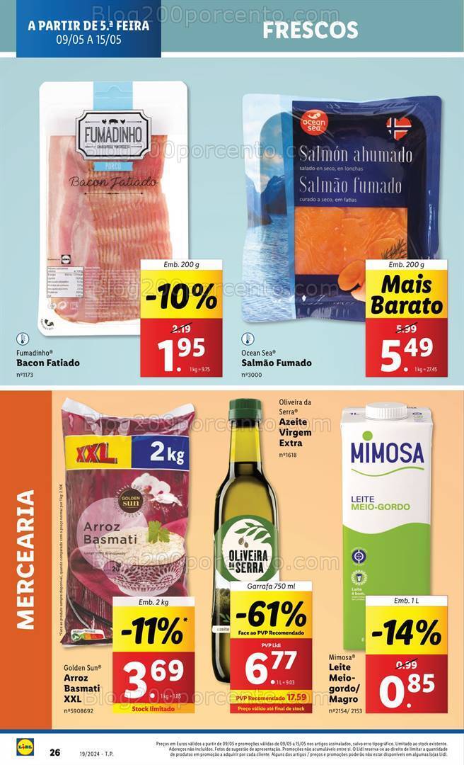 Antevisão Folheto LIDL Supermercado Promoções de 9 a 15 maio