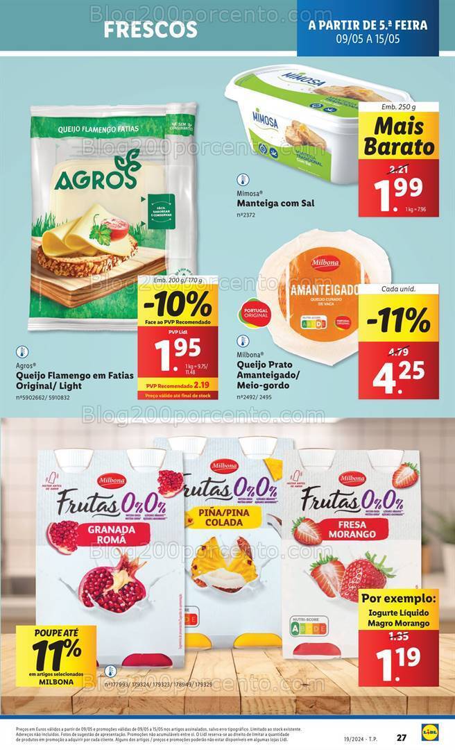 Antevisão Folheto LIDL Supermercado Promoções de 9 a 15 maio