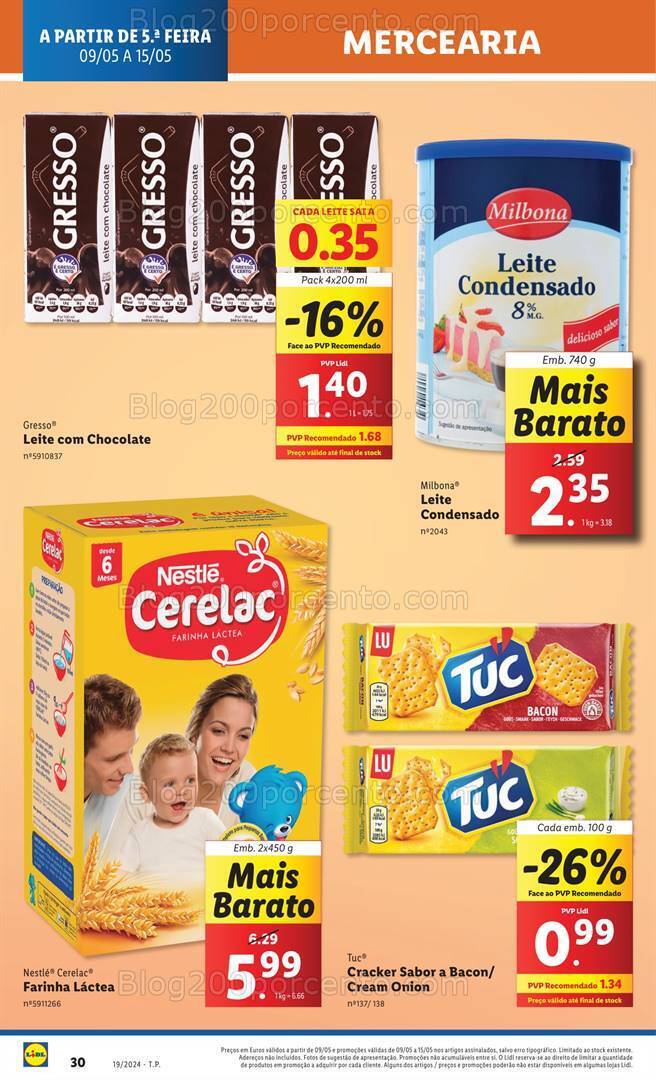 Antevisão Folheto LIDL Supermercado Promoções de 9 a 15 maio