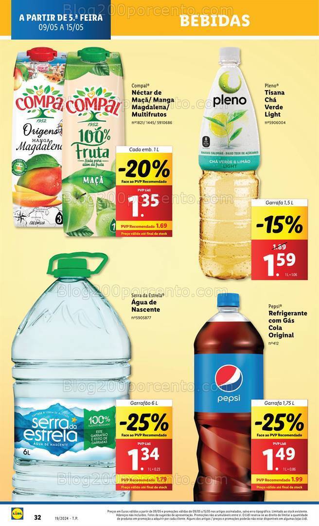 Antevisão Folheto LIDL Supermercado Promoções de 9 a 15 maio