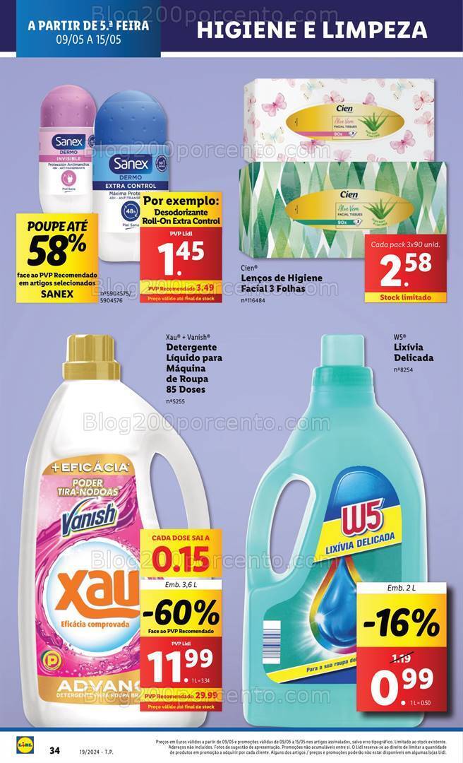Antevisão Folheto LIDL Supermercado Promoções de 9 a 15 maio