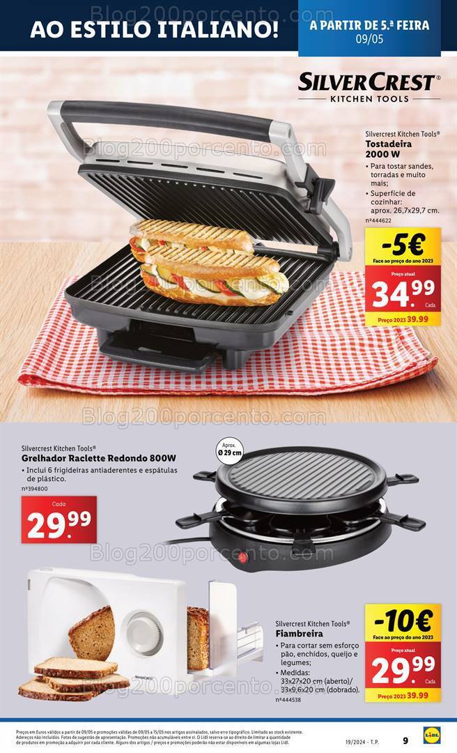 Antevisão Folheto LIDL Promoções de 9 a 15 maio