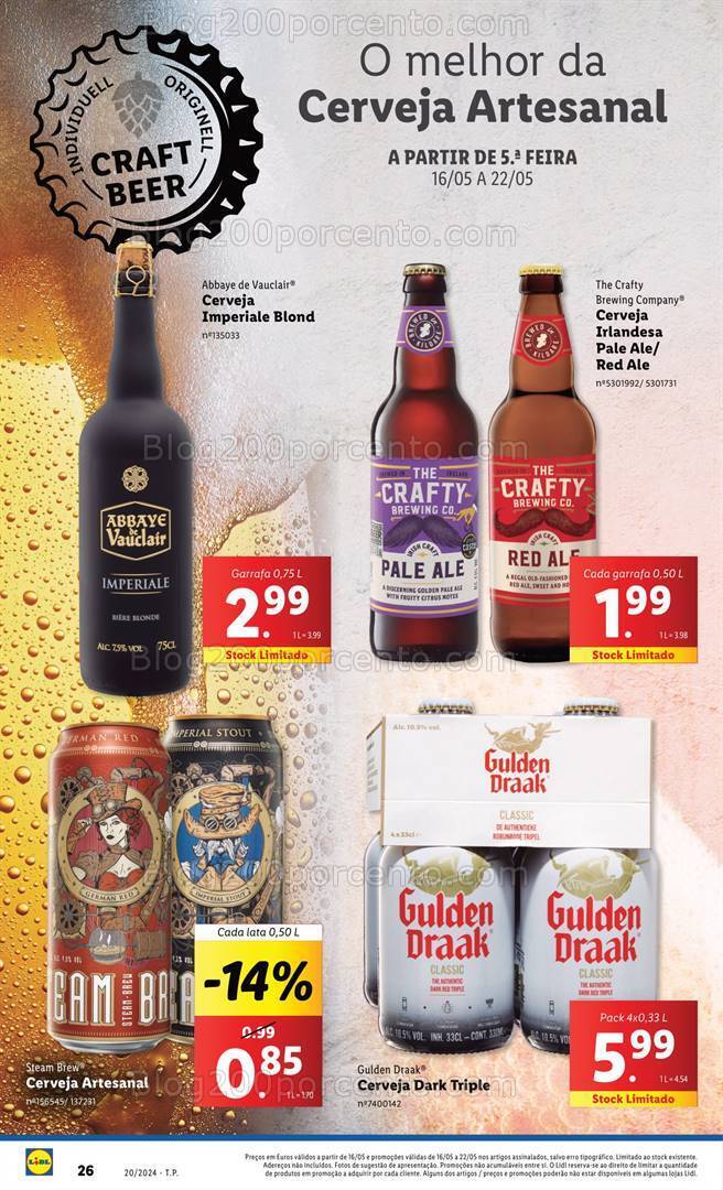 Antevisão Folheto LIDL Sabores do Mundo - Especial Cervejas Promoções de 16 a 22 maio
