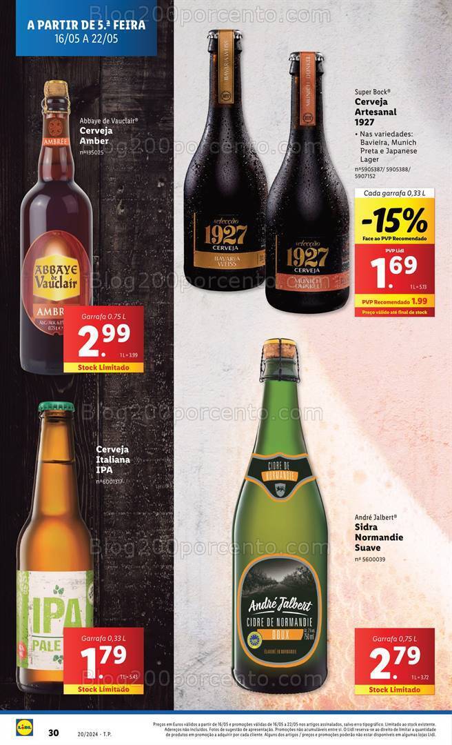 Antevisão Folheto LIDL Sabores do Mundo - Especial Cervejas Promoções de 16 a 22 maio