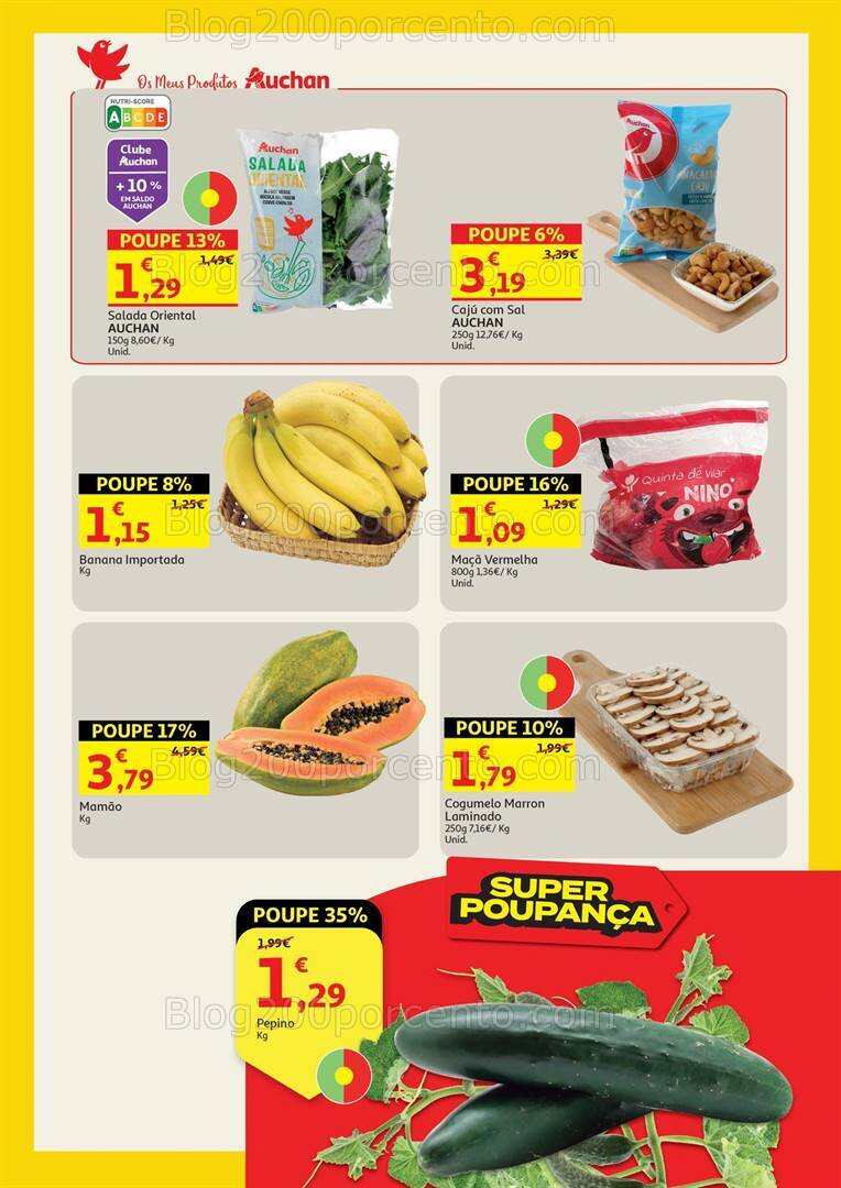 Antevisão Folheto AUCHAN Promoções de 15 a 21 maio