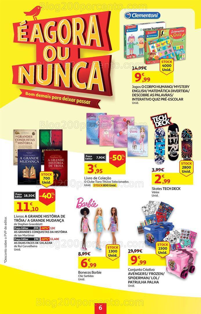 Antevisão Folheto AUCHAN Agora ou Nunca Promoções de 16 maio a 2 junho