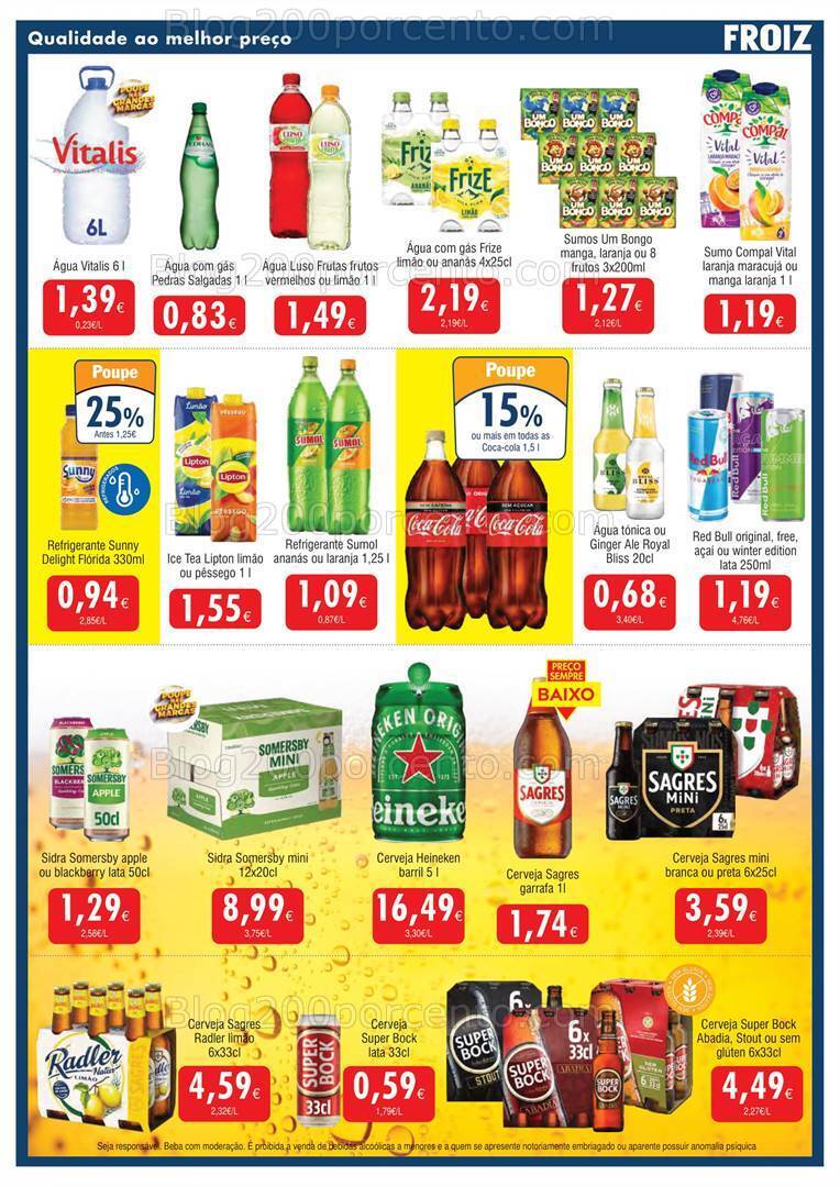 Antevisão Folheto FROIZ Promoções de 9 a 28 maio