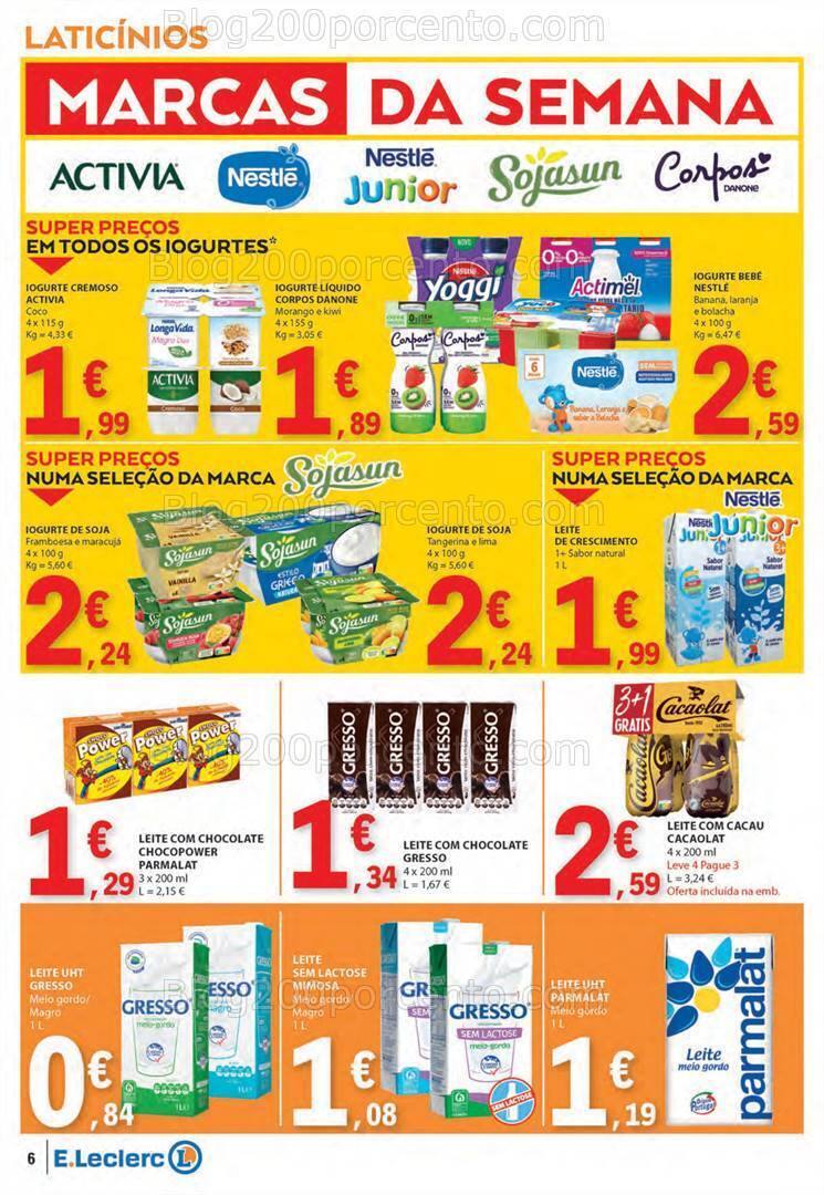 Antevisão Folheto E-LECLERC Promoções de 16 a 22 maio