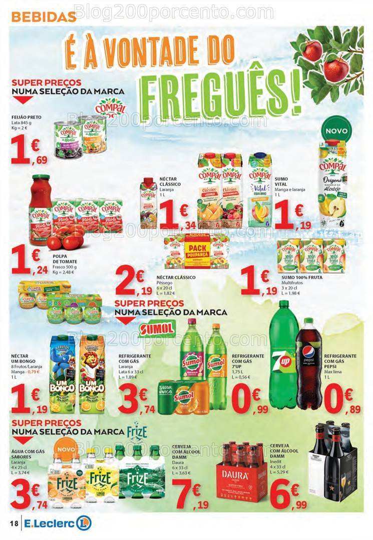 Antevisão Folheto E-LECLERC Promoções de 16 a 22 maio
