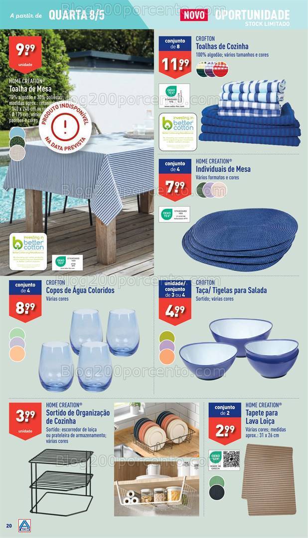 Antevisão Folheto ALDI Promoções de 8 a 14 maio