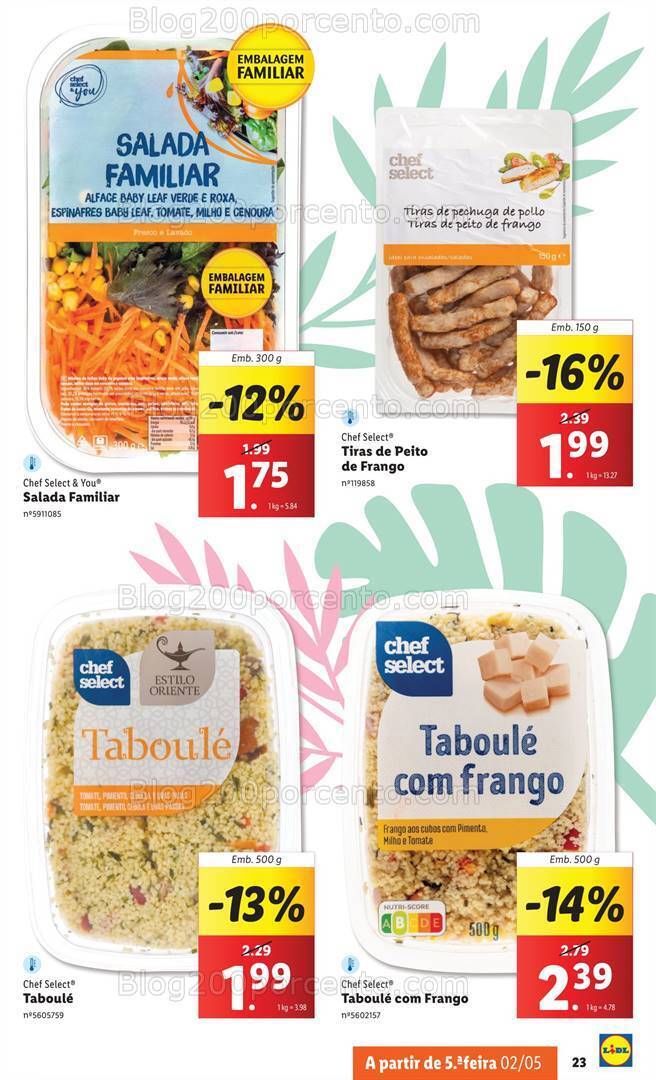 Antevisão Folheto LIDL Verão Promoções a partir de 29 abril