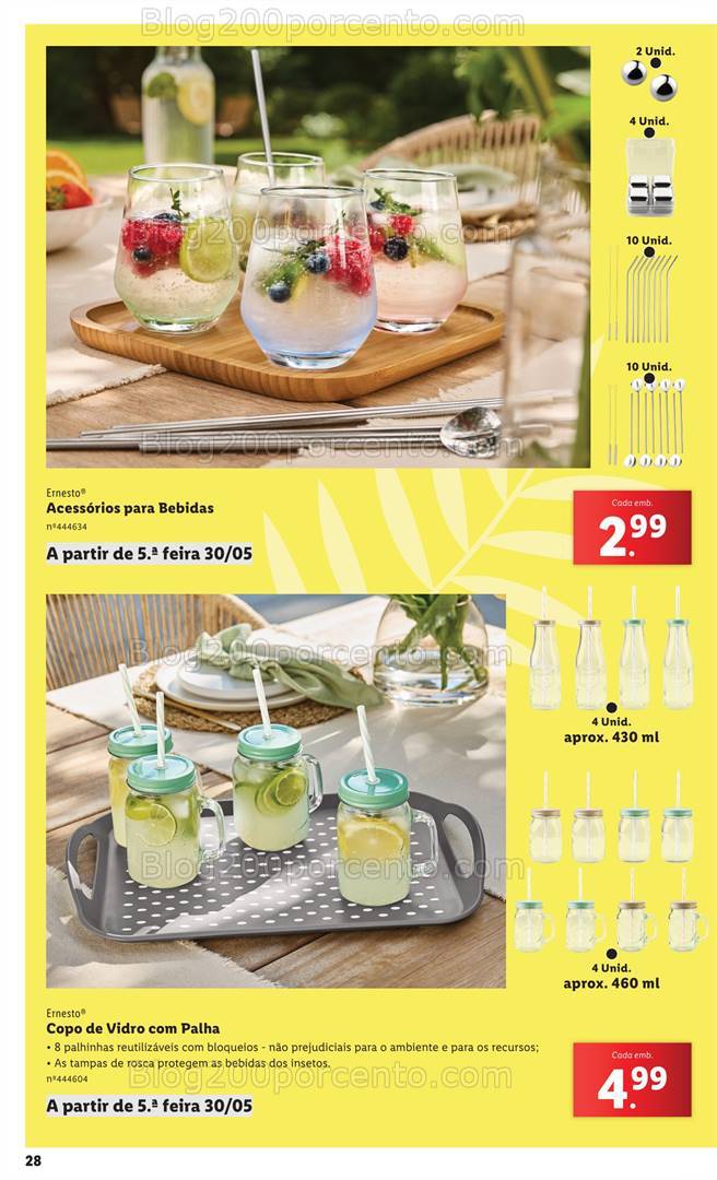 Antevisão Folheto LIDL Verão Promoções a partir de 29 abril