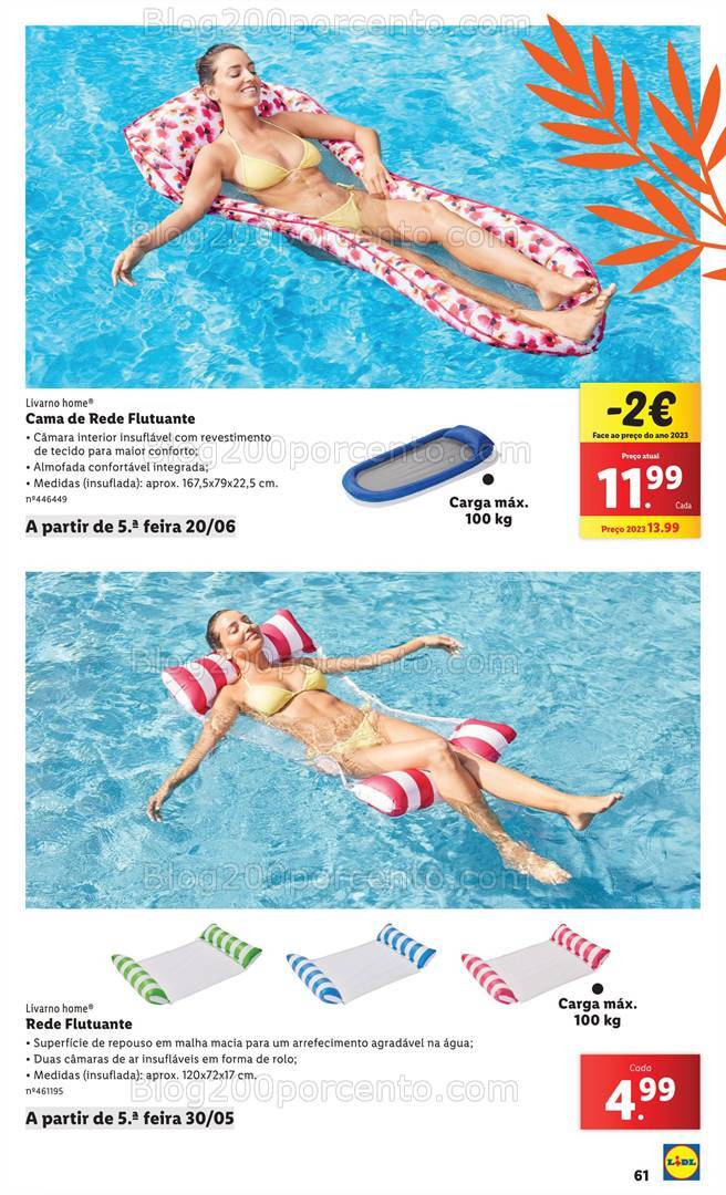 Antevisão Folheto LIDL Verão Promoções a partir de 29 abril