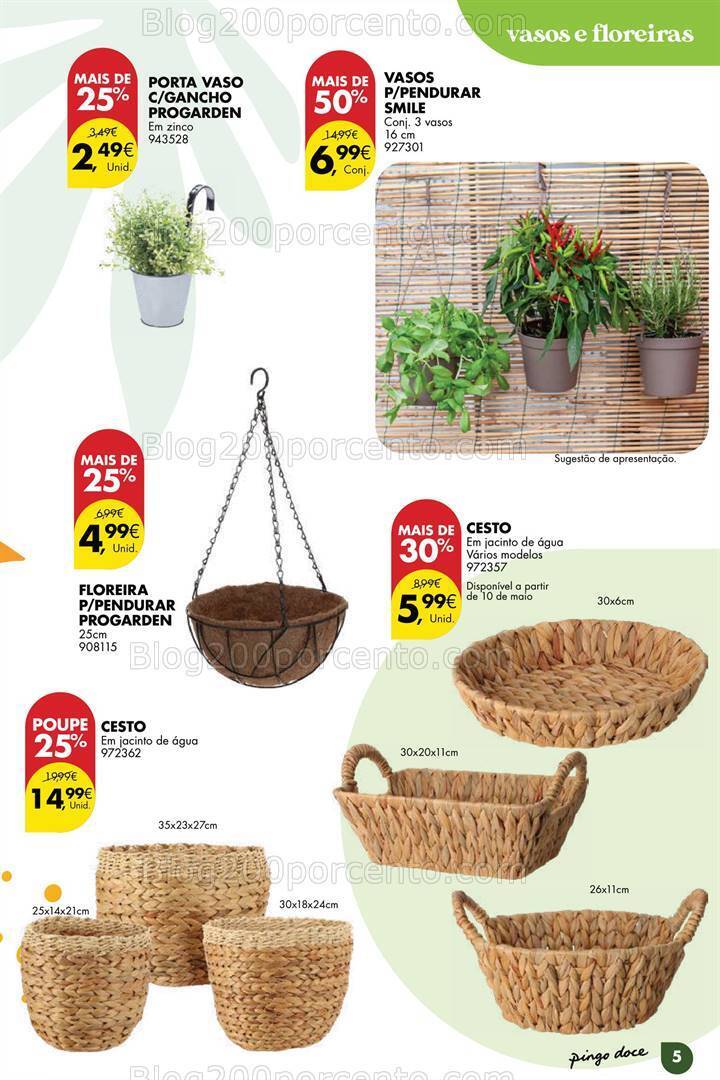 Antevisão Folheto PINGO DOCE Bazar - Ar Livre Promoções de 7 maio a 3 junho