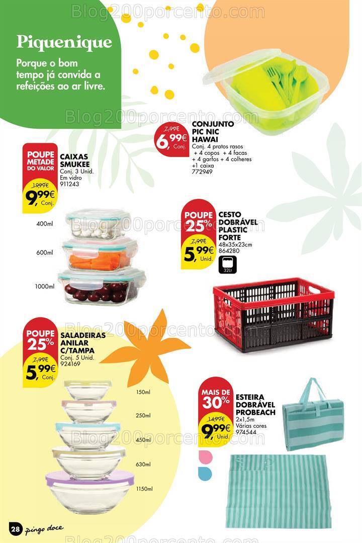 Antevisão Folheto PINGO DOCE Bazar - Ar Livre Promoções de 7 maio a 3 junho