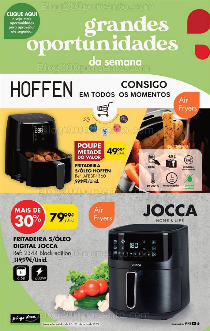 Antevisão Folheto PINGO DOCE Promoções Fim de Semana - 17 a 20 maio