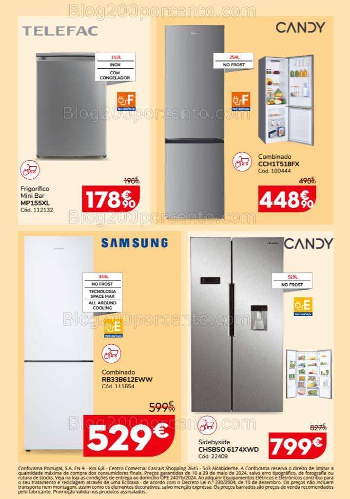 Antevisão Folheto CONFORAMA Promoções de 16 a 29 maio