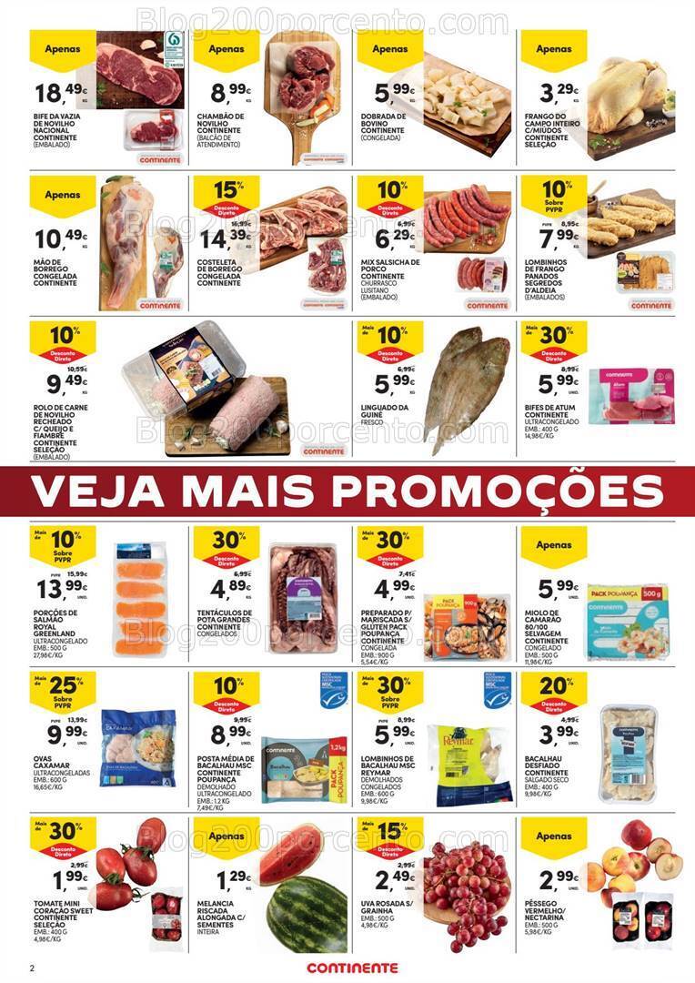 Antevisão Folheto CONTINENTE Promoções Fim de Semana - 10 a 13 maio