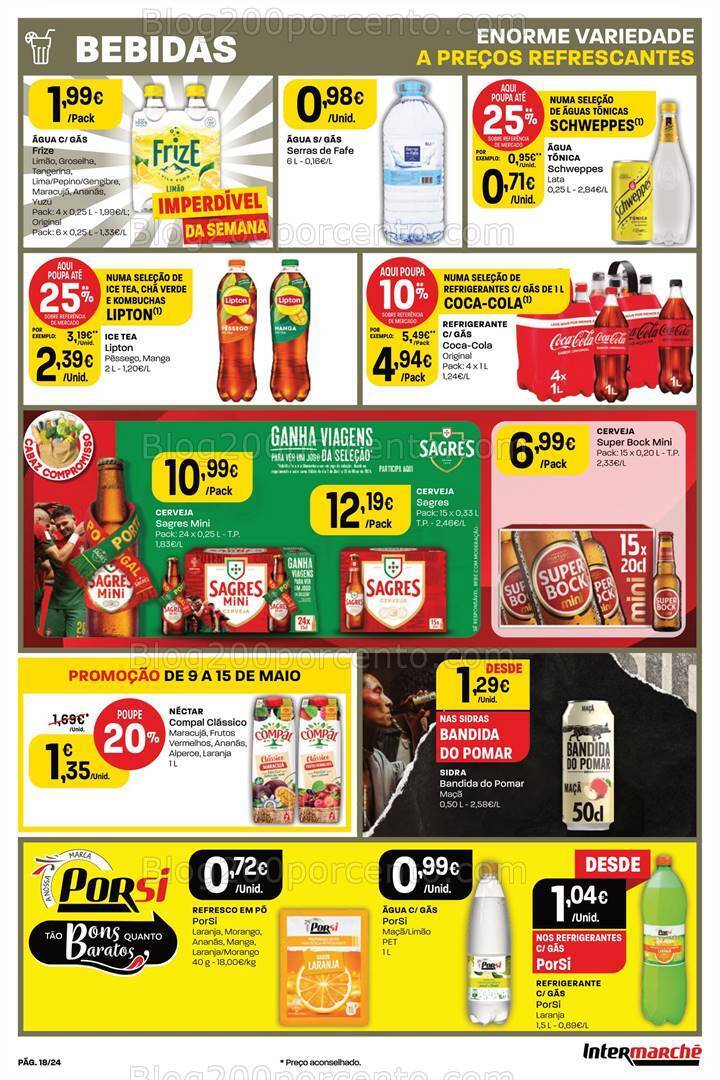 Antevisão Folheto INTERMARCHÉ Promoções de 9 a 15 maio