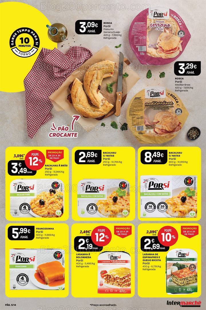 Antevisão Folheto INTERMARCHÉ Porsi Promoções de 23 a 29 maio