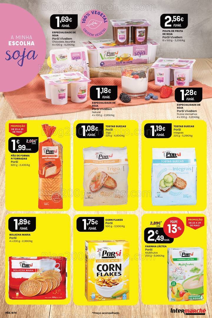Antevisão Folheto INTERMARCHÉ Porsi Promoções de 23 a 29 maio