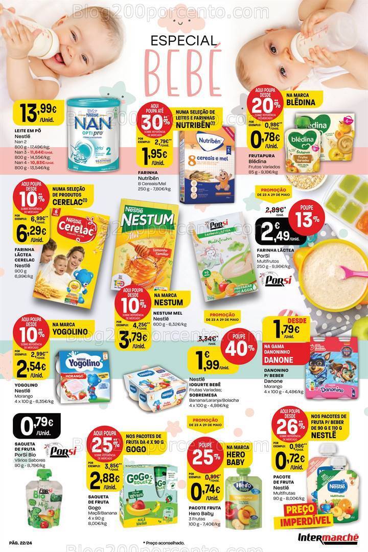 Antevisão Folheto INTERMARCHÉ Super Promoções de 23 a 29 maio