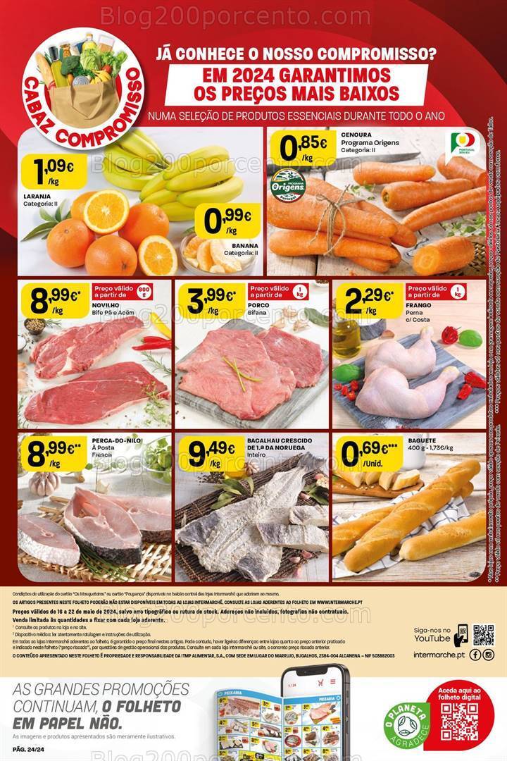 Antevisão Folheto INTERMARCHÉ Promoções de 16 a 22 maio